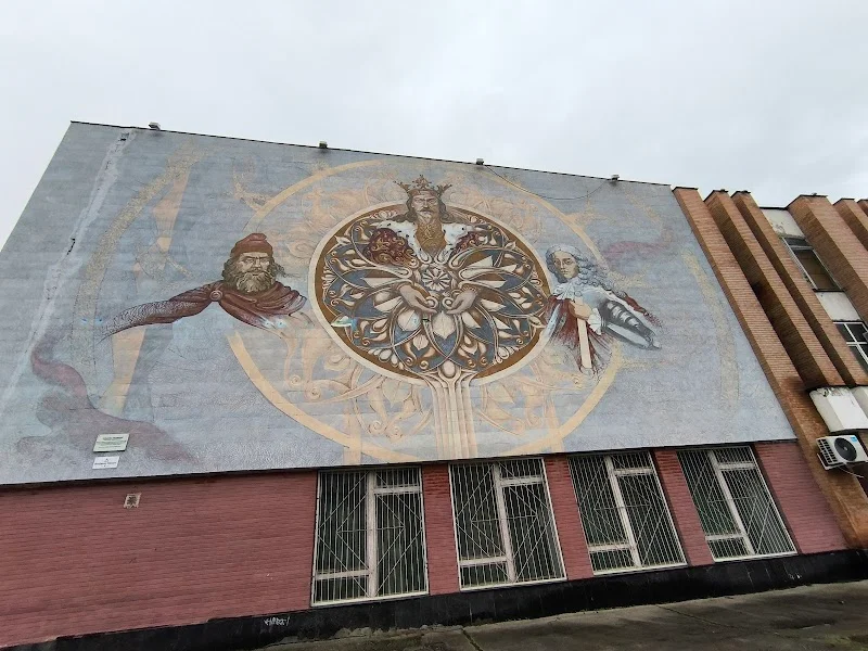 Мурал дворец железнодорожников — Кишинёв — фото 1